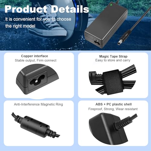 Fast 42V Electric Scooter Charger with 6 Connections