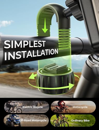 LISEN Bike Phone Holder for 4.7-7" Smartphones