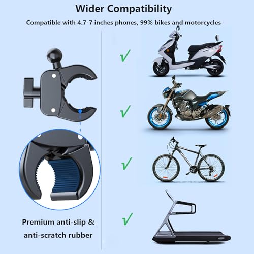 Motorcycle and Bike Phone Holder Clip