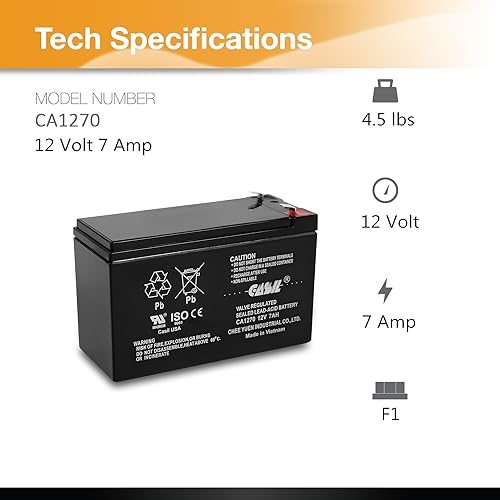 Casil 12V Battery Replacement for Razor Scooters