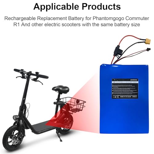 High Capacity Replacement Battery for Phantomgogo R1