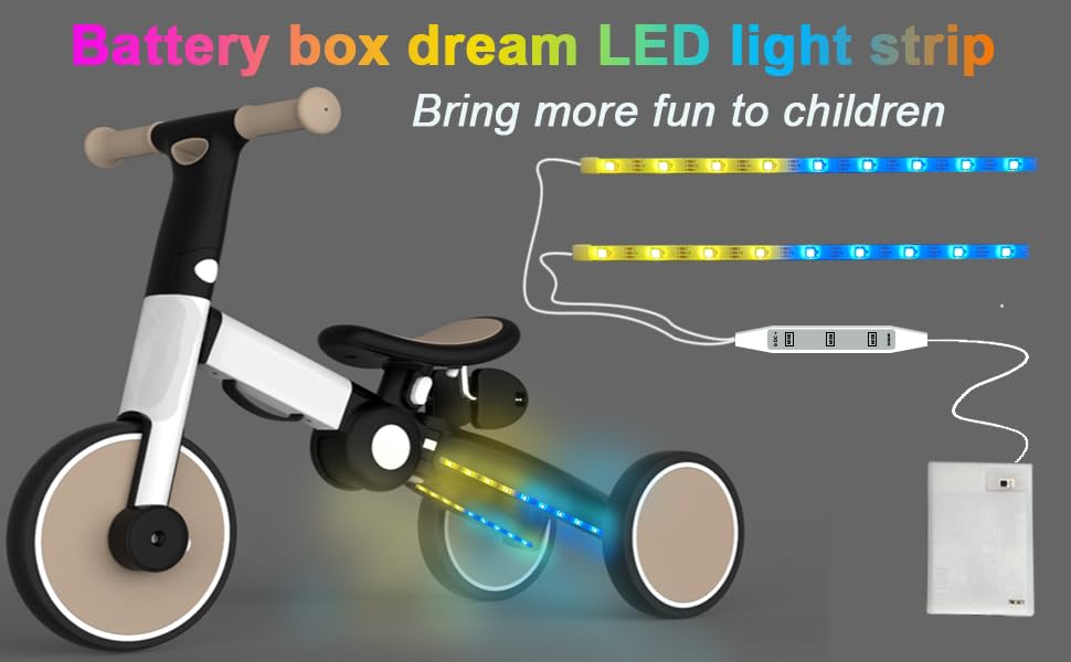 Colorful Waterproof LED Lights for Scooters and Bikes