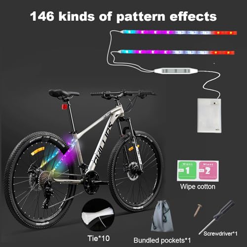 Colorful Waterproof LED Lights for Scooters and Bikes