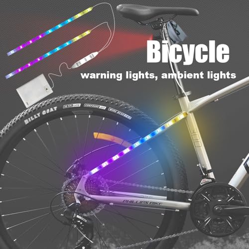Colorful Waterproof LED Lights for Scooters and Bikes