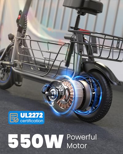 Gyroshoes Electric Scooter with Seat for Adults