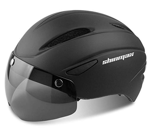 Shinmax Bike Helmet with Removable Magnetic Glasses