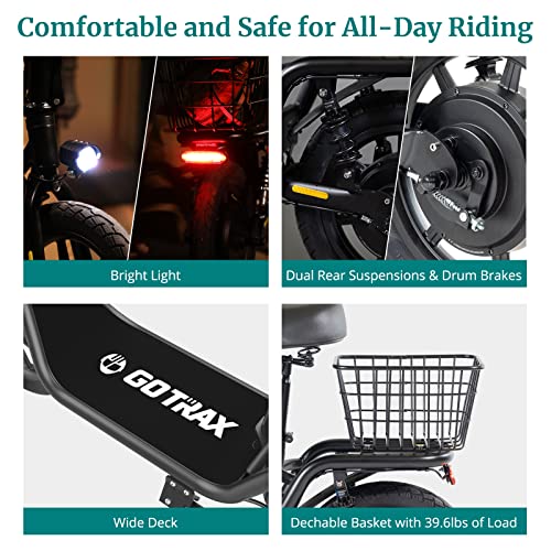 Gotrax Flex Electric Scooter with Seat for Adults