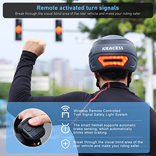 KRACESS KRS-S1 Bluetooth Smart Bike Helmet for Adults