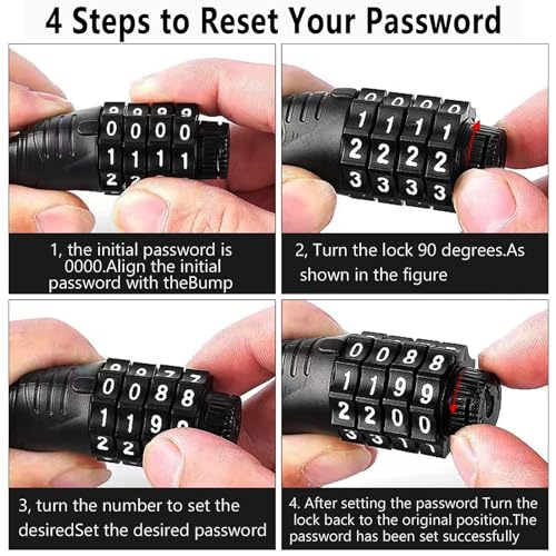 Combination Lock for Electric Scooters and Bikes