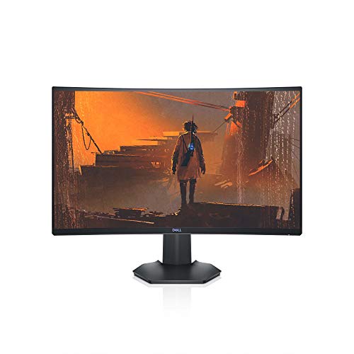 Dell Gaming S2721HGF 27 Inch Curved FHD 144Hz 1080p VA Ultra-Thin Bezel Monitor, Nvidia G-Sync and AMD FreeSync HDMI, DisplayPort, VESA Certified, Gray from Dell Computers