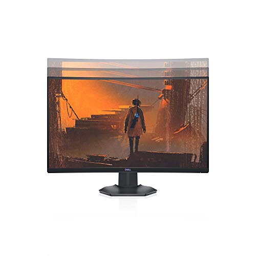 Dell Gaming S2721HGF 27 Inch Curved FHD 144Hz 1080p VA Ultra-Thin Bezel Monitor, Nvidia G-Sync and AMD FreeSync HDMI, DisplayPort, VESA Certified, Gray from Dell Computers