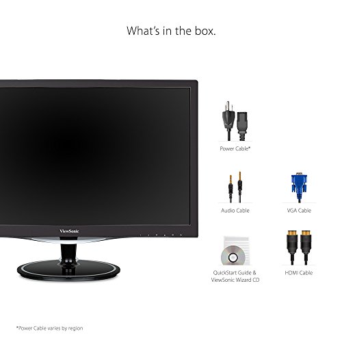 ViewSonic VX2757-MHD 27 Inch 75Hz 2ms 1080p Gaming Monitor with FreeSync Eye Care HDMI and DP, Black from ViewSonic