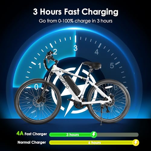 Oraimo 350W Electric Mountain Bike with 21 Speeds