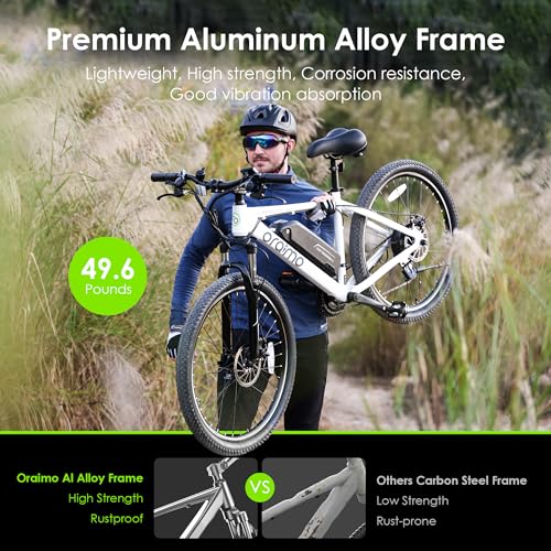 Oraimo 350W Electric Mountain Bike with 21 Speeds