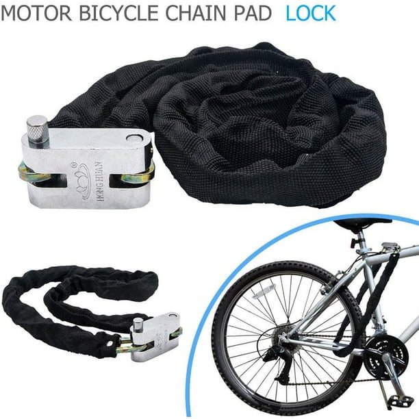Heavy Duty Bike Lock with Key - 130cm Cable