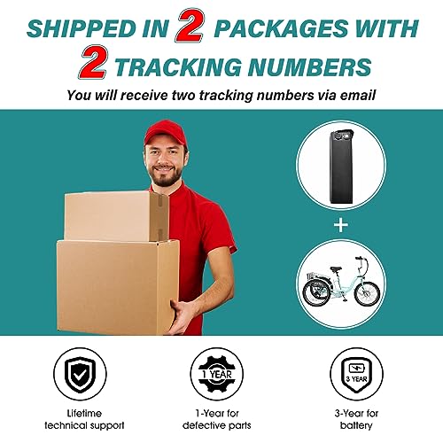 MOPHOTO 350W 7-Speed Electric Adult Trike