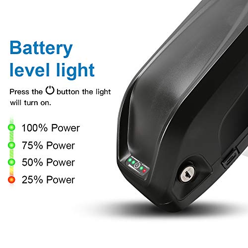 Yose Power 36V 17.4Ah Ebike Battery with USB Output