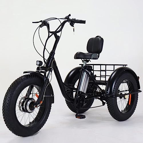 20'' Electric Fat Tire Trike for Adults