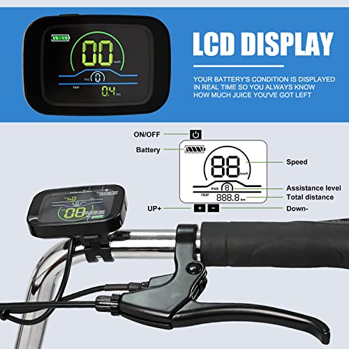 DoCred 350W Electric Tricycle with Basket