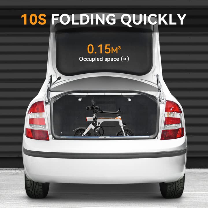 Jasion EB3 Folding Electric Bike with 350W Motor