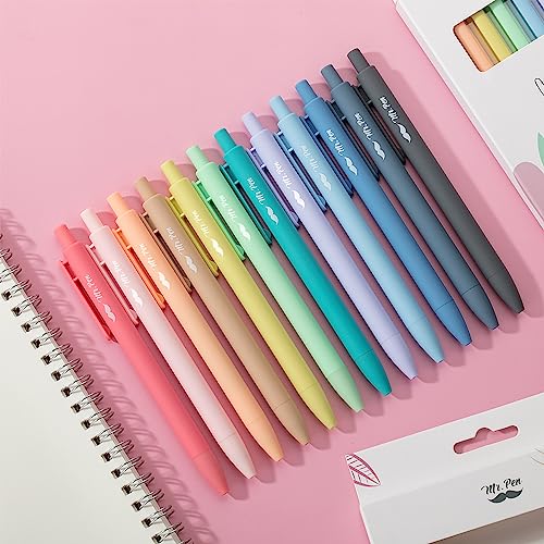 Cute 12-Pack Gel Pens for Coloring and Journaling