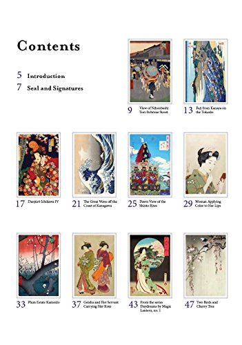 Japanese Prints Coloring Book for Mindfulness