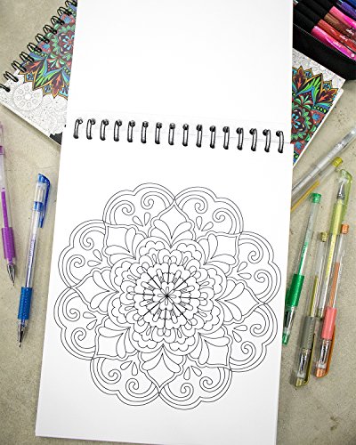 Thick Mandala Coloring Book for Adults