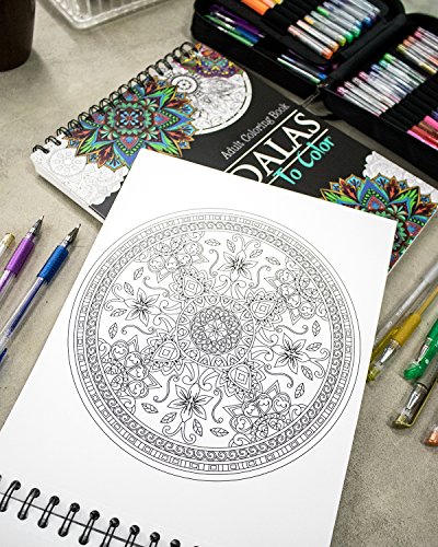 Thick Mandala Coloring Book for Adults