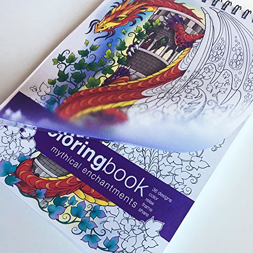 Mythical Enchantments Coloring Book for Adults