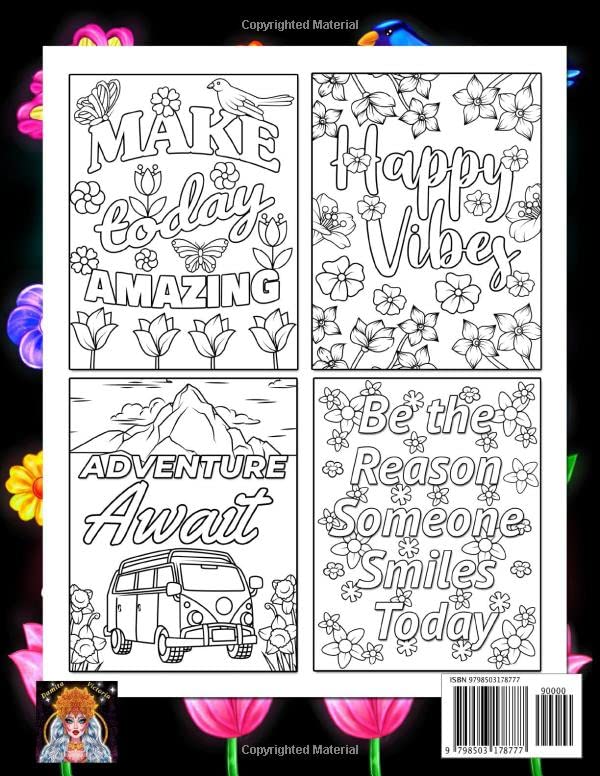 Make Today Amazing: Adult Coloring Book Quotes
