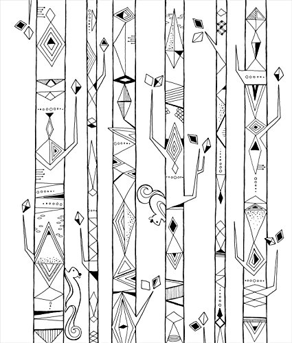 Forest Coloring Book for Adults - Color & Frame