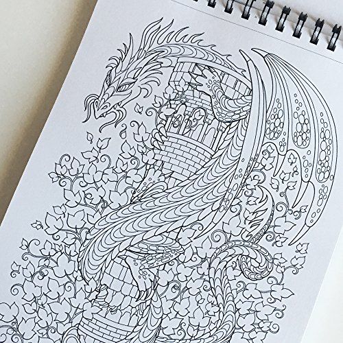 Mythical Enchantments Coloring Book for Adults