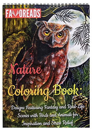 Nature Coloring Book for Relaxation and Inspiration