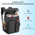 Cooler Backpack for 33 Cans - Multi-Functional