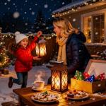 2-Pack Solar Lanterns for Outdoor and Garden