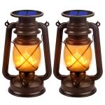 Solar Lanterns - Vintage LED Dancing Flame Decor