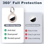 MOLOSLEEVE Keychain Case for AirTag - Milk Tea