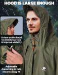 ANYOO Waterproof Rain Poncho for Hiking & Emergencies