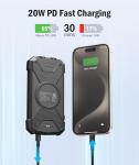 BLAVOR 10,000mAh Solar Power Bank and Charger