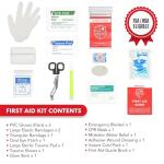 Swiss Safe 2-in-1 First Aid Kit with Mini Kit