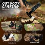 Multitool for Camping: Hammer, Axe, Pliers, Knife