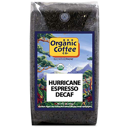 Organic Decaf Hurricane Espresso Whole Beans, 32 oz