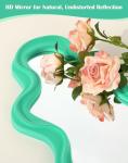 Green Asymmetrical Wall Mirror for Modern Decor