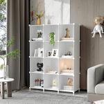 12-Cube Stackable Storage Organizer for Home