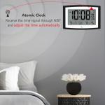 Atomic Clock with Indoor Temp & Humidity Display