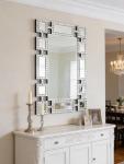 Geometric Mosaic Wall Mirror for Modern Interiors