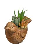 Cute Cement Animal Planter for Succulents
