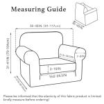 Turquoize Jacquard Armchair Covers, Biscotti Beige