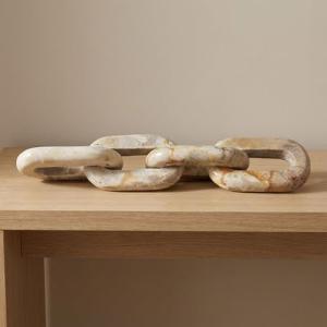 Ivory Marble Decorative Sculpture for Modern Interiors