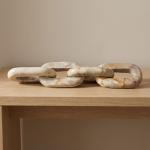 Ivory Marble Decorative Sculpture for Modern Interiors